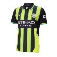 Camisa de time de futebol Manchester City Erling Haaland #9 Replicas 2º Equipamento 2024-25 Manga Curta